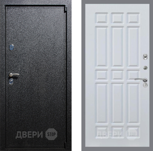 Входная металлическая Дверь Рекс (REX) 3 FL-33 Белый ясень в Черноголовке
