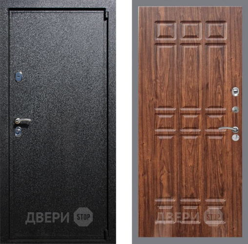 Входная металлическая Дверь Рекс (REX) 3 FL-33 орех тисненый в Черноголовке