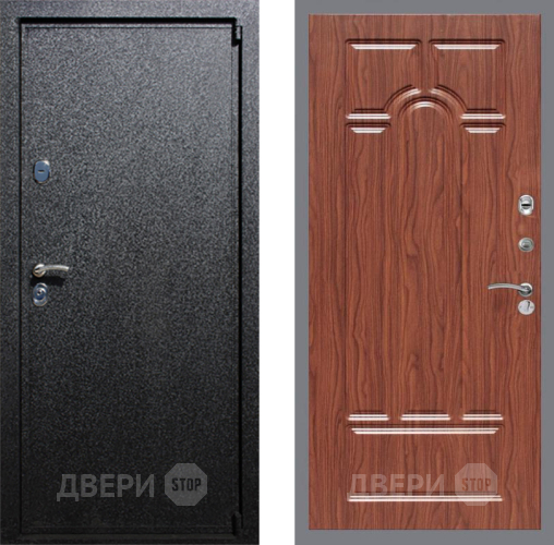 Входная металлическая Дверь Рекс (REX) 3 FL-58 орех тисненый в Черноголовке
