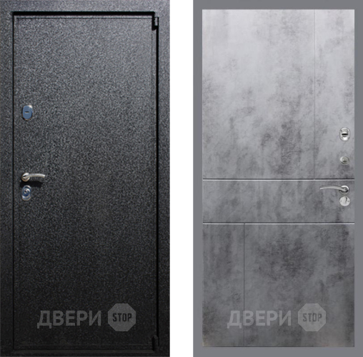 Входная металлическая Дверь Рекс (REX) 3 FL-290 Бетон темный в Черноголовке
