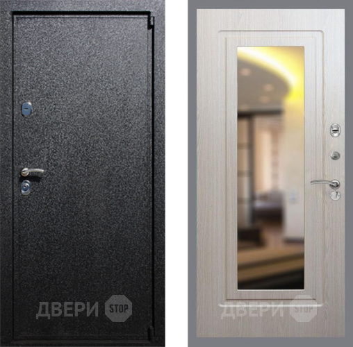Входная металлическая Дверь Рекс (REX) 3 FLZ-120 Беленый дуб в Черноголовке