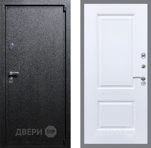 Входная металлическая Дверь Рекс (REX) 3 Смальта Силк Сноу в Черноголовке