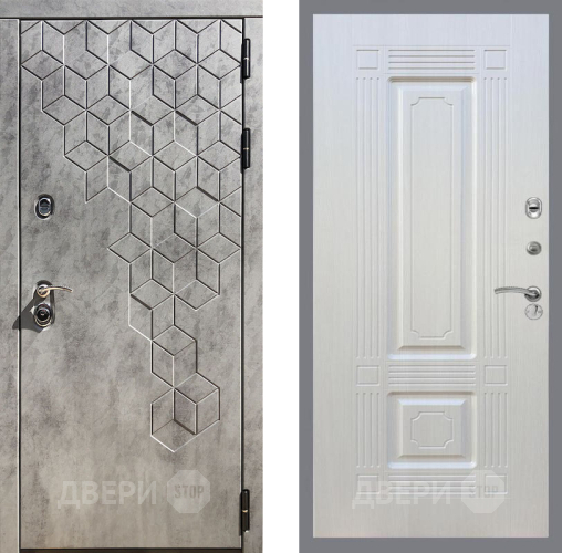 Входная металлическая Дверь Рекс (REX) 23 FL-2 Лиственница беж в Черноголовке