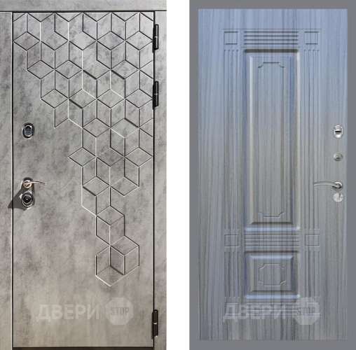 Входная металлическая Дверь Рекс (REX) 23 FL-2 Сандал грей в Черноголовке