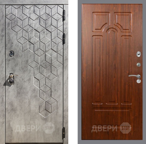 Входная металлическая Дверь Рекс (REX) 23 FL-58 Морёная берёза в Черноголовке