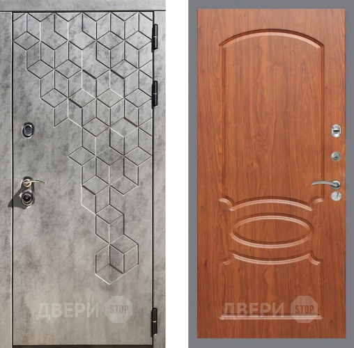 Входная металлическая Дверь Рекс (REX) 23 FL-128 Морёная берёза в Черноголовке