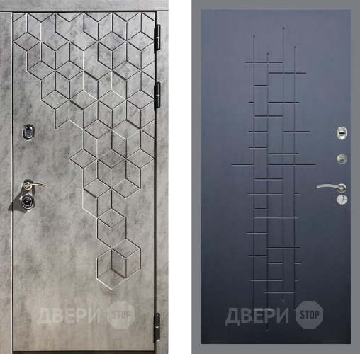 Входная металлическая Дверь Рекс (REX) 23 FL-289 Ясень черный в Черноголовке