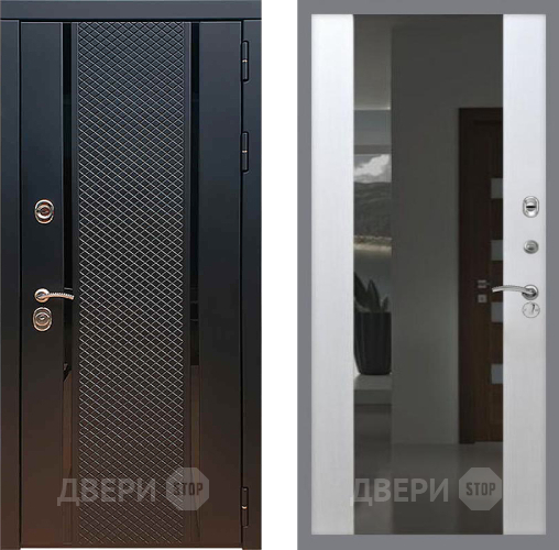 Входная металлическая Дверь Рекс (REX) 25 СБ-16 с Зеркалом Лиственница беж в Черноголовке