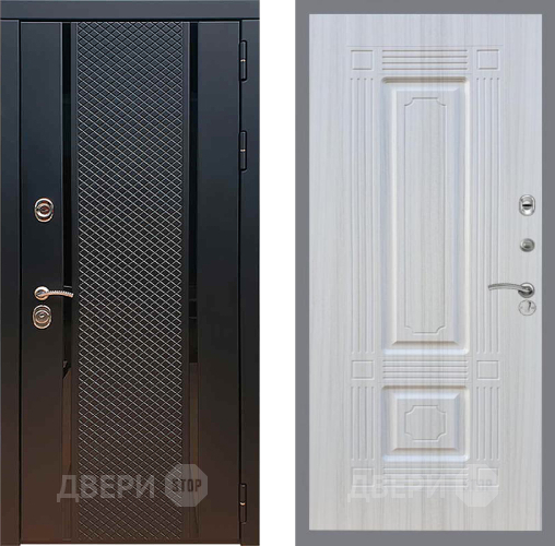 Входная металлическая Дверь Рекс (REX) 25 FL-2 Сандал белый в Черноголовке