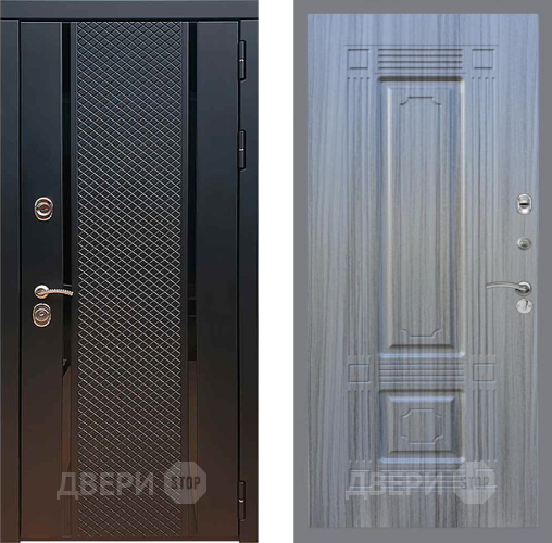 Входная металлическая Дверь Рекс (REX) 25 FL-2 Сандал грей в Черноголовке