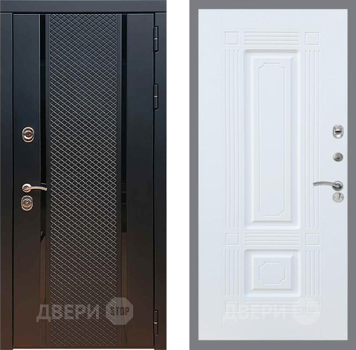 Входная металлическая Дверь Рекс (REX) 25 FL-2 Силк Сноу в Черноголовке