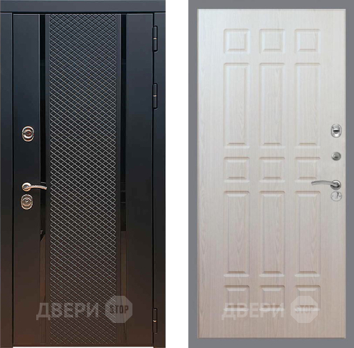Входная металлическая Дверь Рекс (REX) 25 FL-33 Беленый дуб в Черноголовке