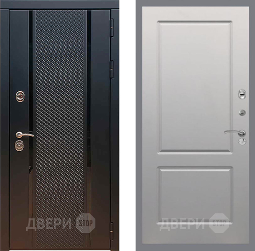 Входная металлическая Дверь Рекс (REX) 25 FL-117 Грей софт в Черноголовке