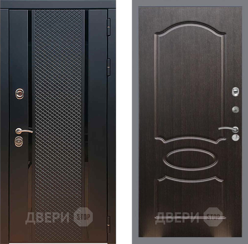Входная металлическая Дверь Рекс (REX) 25 FL-128 Венге светлый в Черноголовке