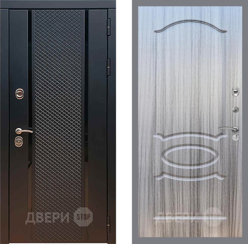 Входная металлическая Дверь Рекс (REX) 25 FL-128 Сандал грей в Черноголовке