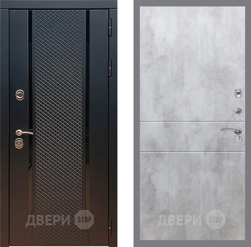 Входная металлическая Дверь Рекс (REX) 25 FL-290 Бетон светлый в Черноголовке