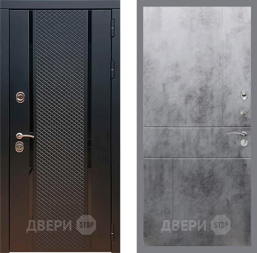 Входная металлическая Дверь Рекс (REX) 25 FL-290 Бетон темный в Черноголовке