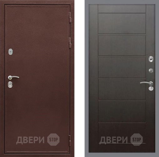 Дверь Рекс (REX) 5 металл 3 мм Сити Венге в Черноголовке