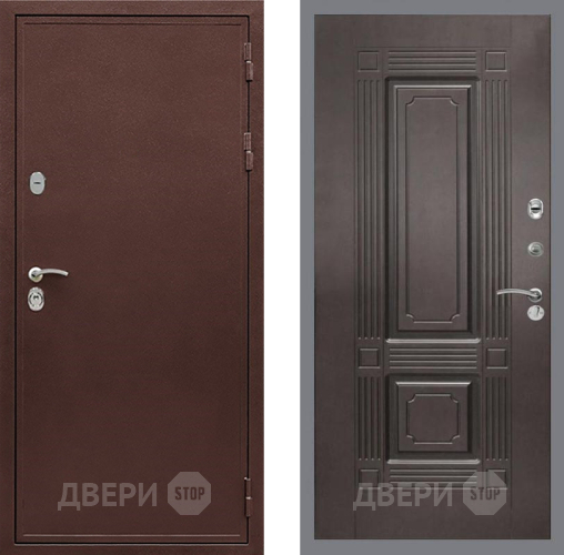 Входная металлическая Дверь Рекс (REX) 5 металл 3 мм FL-2 Венге в Черноголовке