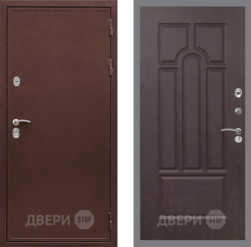 Входная металлическая Дверь Рекс (REX) 5 металл 3 мм FL-58 Венге в Черноголовке