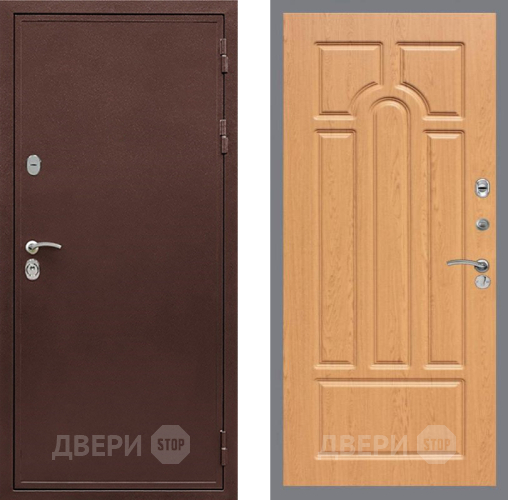 Входная металлическая Дверь Рекс (REX) 5 металл 3 мм FL-58 Дуб в Черноголовке