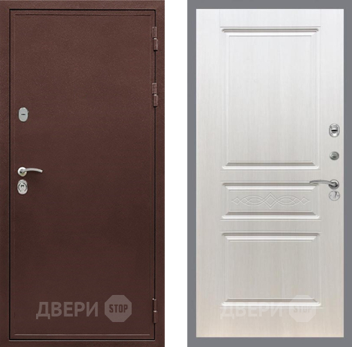 Входная металлическая Дверь Рекс (REX) 5 металл 3 мм FL-243 Лиственница беж в Черноголовке