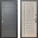 Входная металлическая Дверь Шелтер (SHELTER) Комфорт Лофт графит 3 Дуб филадельфия крем в Черноголовке