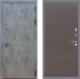 Входная металлическая Дверь Стоп БЕТОН Гладкая венге поперечный в Черноголовке