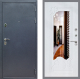 Входная металлическая Дверь Стоп СИЛЬВЕР ЗкркалоФЛ-147 Ясень белый в Черноголовке