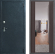 Входная металлическая Дверь Дверной континент ДК-70 Дизайн ФЛЗ-1 Зеркало Венге в Черноголовке