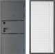 Входная металлическая Дверь Дверной континент Диамант Дизайн ФЛ-757 Белое Стекло Софт милк в Черноголовке