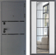 Входная металлическая Дверь Дверной континент Диамант Дизайн ФЛЗ-2 Зеркало Белый софт в Черноголовке
