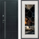 Входная металлическая Дверь Дверной континент Теплолюкс Дизайн ФЛ-Тиффани Зеркало Белое дерево в Черноголовке