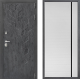 Входная металлическая Дверь Дверной континент ДК-3/713 ФЛ-757 Черное Стекло Софт милк в Черноголовке