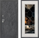 Входная металлическая Дверь Дверной континент ДК-3/713 ФЛ-Тиффани Зеркало Белое дерево в Черноголовке