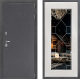 Входная металлическая Дверь Дверной континент ДК-3/744 ФЛ-Тиффани Зеркало Белое дерево в Черноголовке