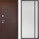 Входная металлическая Дверь Дверной континент Рубикон Медь Дизайн ФЛ-757 Черное Стекло Софт милк в Черноголовке
