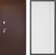 Дверь Дверной континент Рубикон Медь Дизайн ФЛ-757 Белое Стекло Софт милк в Черноголовке