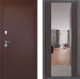 Входная металлическая Дверь Дверной континент Рубикон Медь Дизайн ФЛЗ-1 Зеркало Венге в Черноголовке
