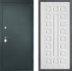 Входная металлическая Дверь Дверной континент Рубикон Серебро Дизайн ФЛ-183 Сандал белый в Черноголовке
