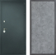Входная металлическая Дверь Дверной континент Рубикон Серебро Дизайн ФЛ-655 Бетон серый в Черноголовке