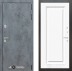 Входная металлическая Дверь Лабиринт (LABIRINT) Бетон 27 Белый (RAL-9003) в Черноголовке