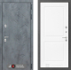 Дверь Лабиринт (LABIRINT) Бетон 11 Белый софт в Черноголовке