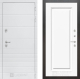 Входная металлическая Дверь Лабиринт (LABIRINT) Трендо 27 Белый (RAL-9003) в Черноголовке