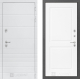 Входная металлическая Дверь Лабиринт (LABIRINT) Трендо 11 Белый софт в Черноголовке