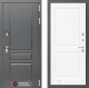 Входная металлическая Дверь Лабиринт (LABIRINT) Платинум 11 Белый софт в Черноголовке