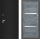 Входная металлическая Дверь Лабиринт (LABIRINT) Classic шагрень черная 20 Бетон темный в Черноголовке