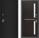 Входная металлическая Дверь Лабиринт (LABIRINT) Classic шагрень черная 02 Венге в Черноголовке