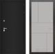 Входная металлическая Дверь Лабиринт (LABIRINT) Classic шагрень черная 21 Грей софт в Черноголовке