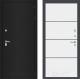 Дверь Лабиринт (LABIRINT) Classic шагрень черная 25 Белый софт в Черноголовке